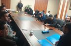برگزاری نخستین جلسه سرپرست جدید شهرداری با پرسنل با حضور نایب رییس شورای اسلامی شهر و معاون شهردار