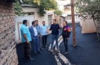 بازدید از روند اجرای عملیات روکش آسفالت در محلههای حسنجون و سیدآباد