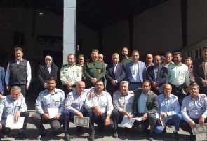 تجلیل از آتشنشانان شهرستان طالقان به مناسبت روز آتشنشانی و خدمات ایمنی