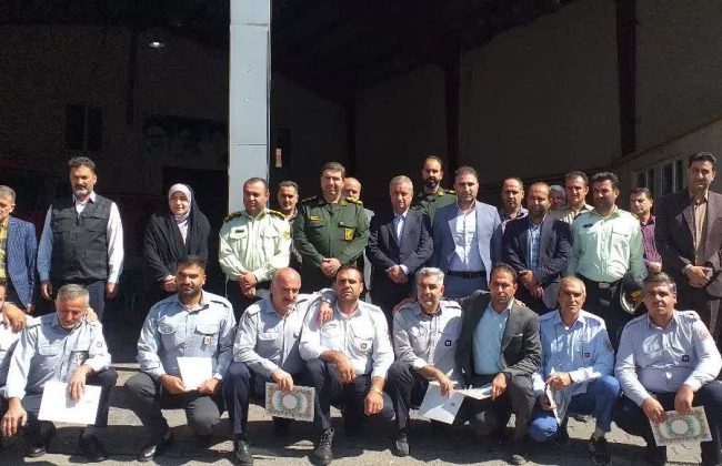 تجلیل از آتشنشانان شهرستان طالقان به مناسبت روز آتشنشانی و خدمات ایمنی