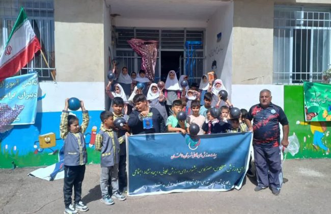 برگزاری ورزش صبحگاهی و مسابقات ورزشی در مدرسه شهید مسعود مقیمی گلینک