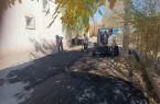 اجرای روکش آسفالت کوچه بن جو محله خسبان