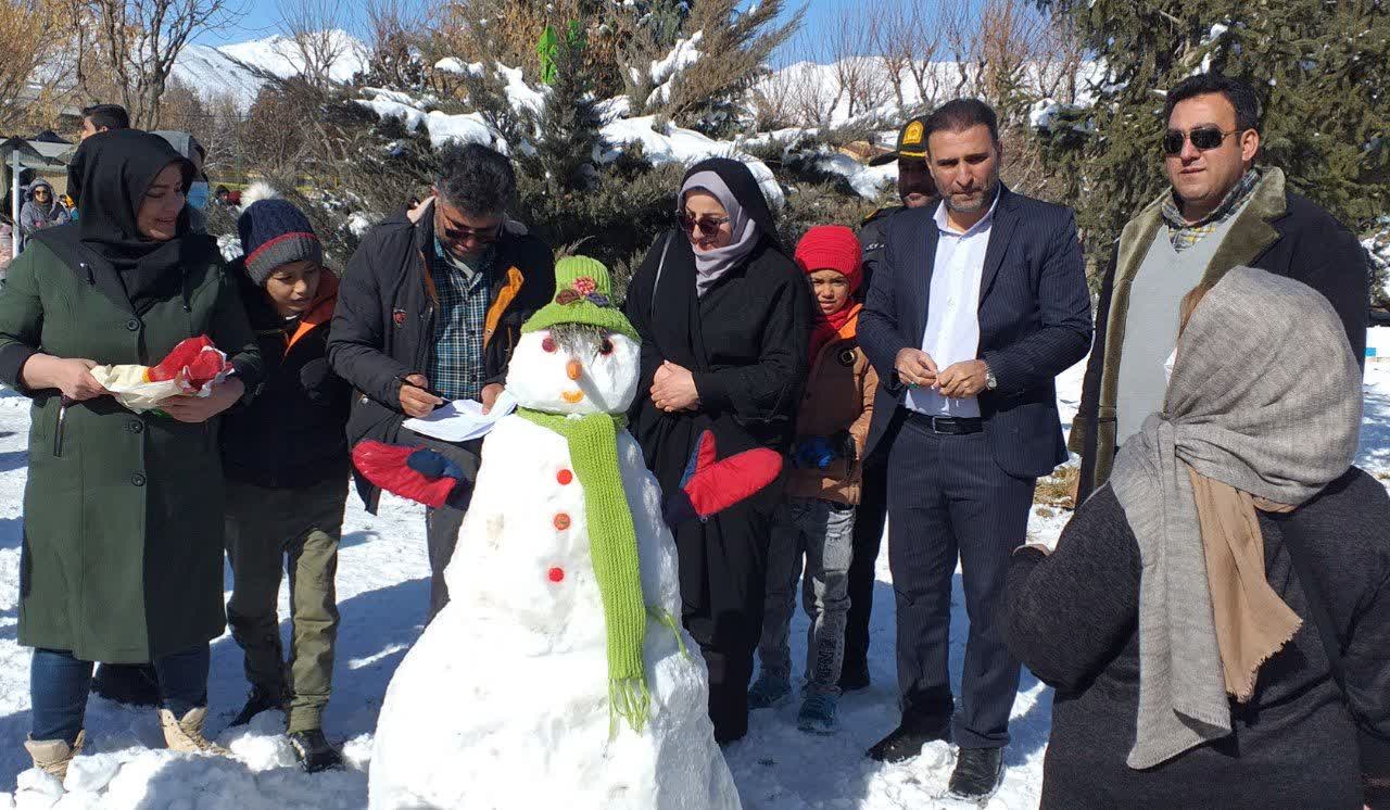 جشنواره آدم برفی در طالقان برگزار شد.