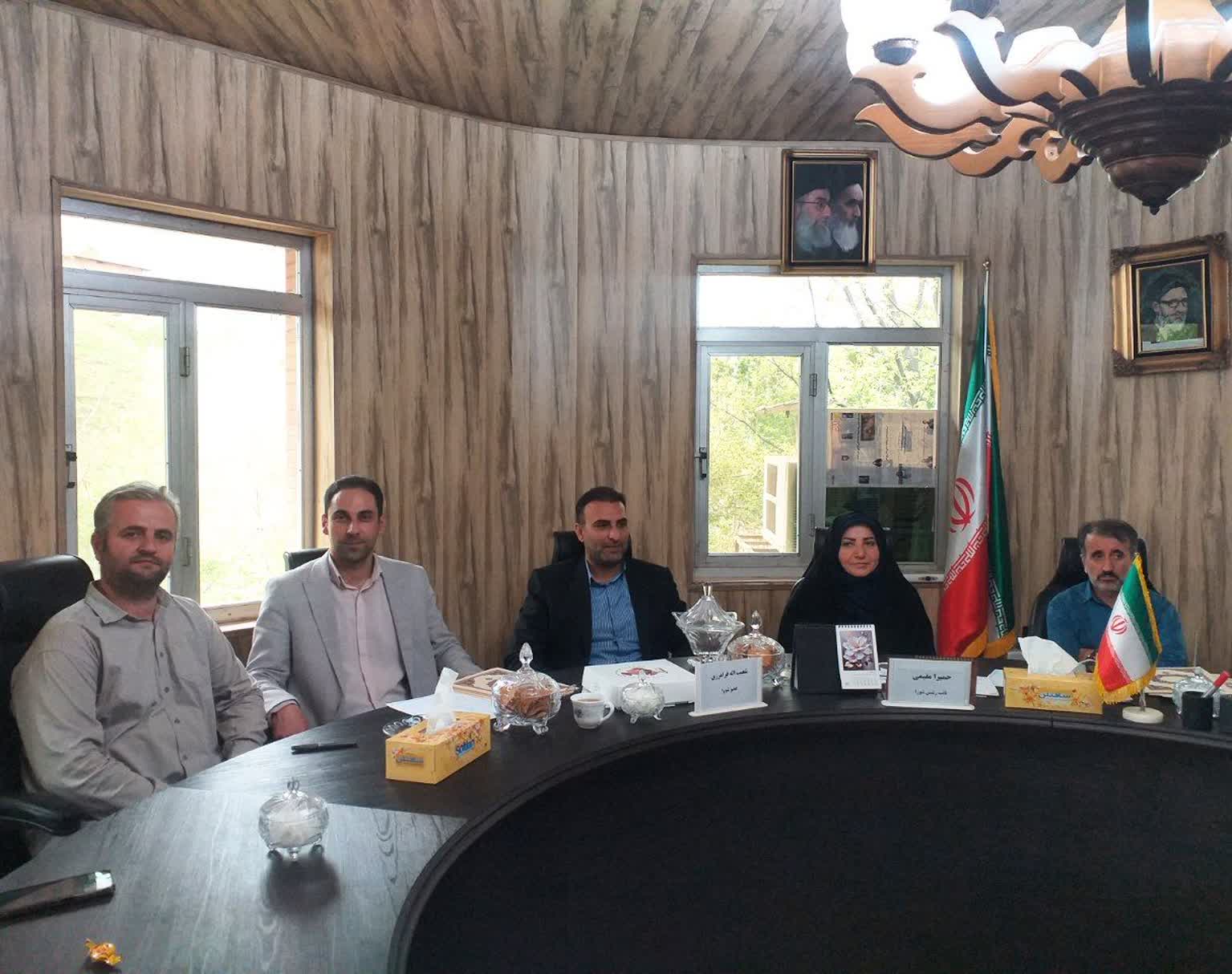 دیدار سرپرست اداره فرهنگ و ارشاد اسلامی با شهردار و اعضای شورای اسلامی شهر طالقان