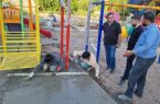 ادامه عملیات بتن ریزی پارک محله حسنجون و سیدآباد جهت اجرای کف پوش ادامه عملیات بتن ریزی پارک محله حسنجون و سیدآباد جهت اجرای کف پوش