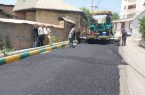 بازدید شهردار طالقان از عملیات آسفالت معابر شهری