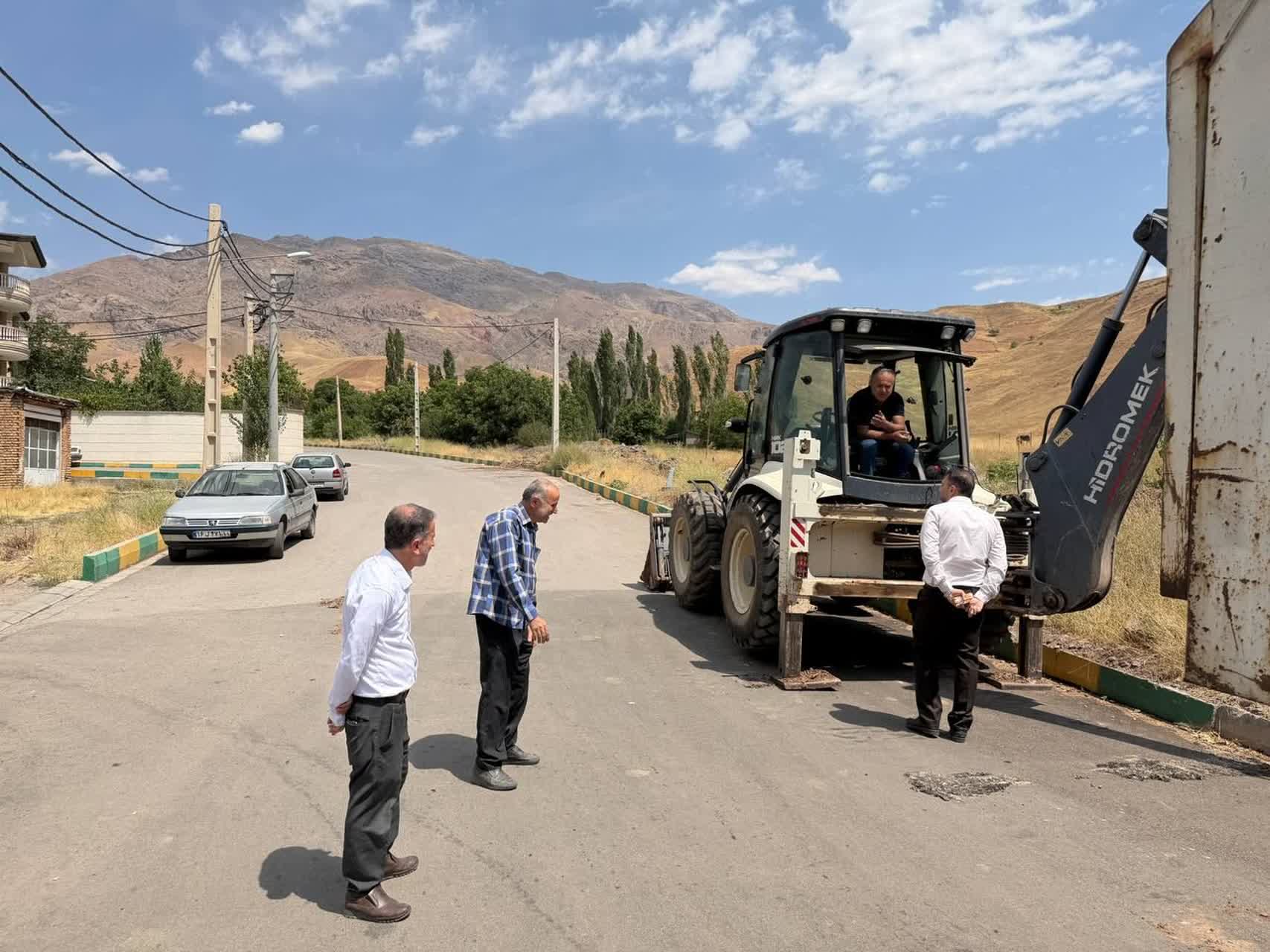 بازدید شهردار از محله خسبان